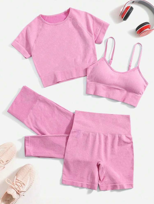 Sport Studio 4pcs Seamless High
Stretch Sports Set
